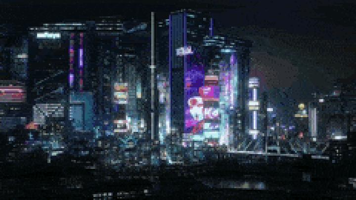 Cyberpunk 2077 Gif Wallpaper 1920X1080 - Hd Cyberpunk Cyberpunk Gif 