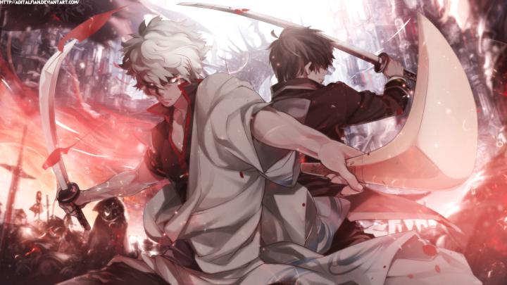 Gintama Logo Wallpaper - Bakaninime