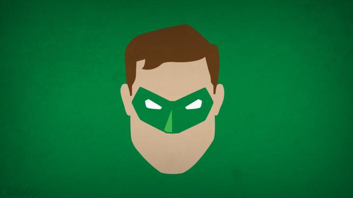 Free download Lantern minimalistic superheroes green background blo0p 