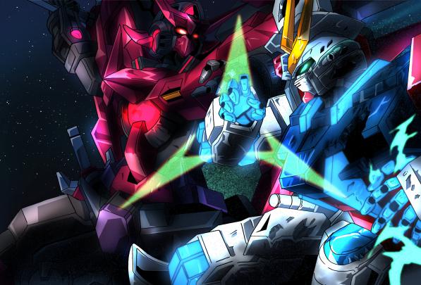Burning Gundam Wallpaper \u00b7\u2460 