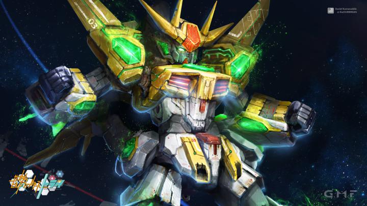 Burning Gundam Wallpaper \u00b7\u2460 