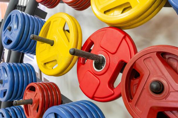 Fitness Equipment. Fitness Workout. Sports Background. Crossfit Fitness 