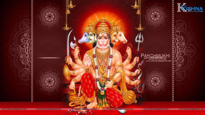Panchmukhi Hanuman Wallpapers - Top Free Panchmukhi Hanuman Backgrounds 