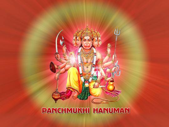 Panchmukhi Hanuman Wallpapers - Top Free Panchmukhi Hanuman Backgrounds 