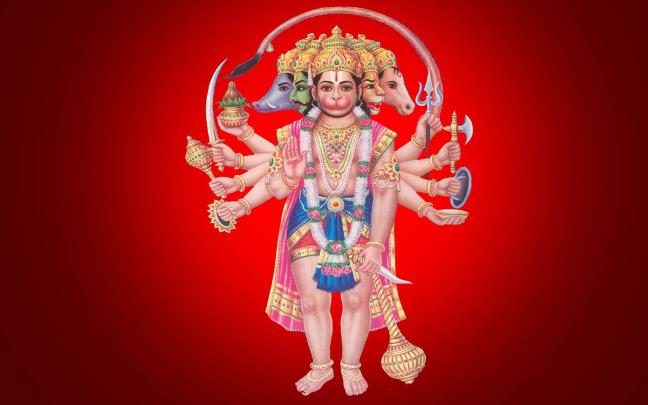 Panchmukhi Hanuman Full Size | Hindu Gods and Goddesses