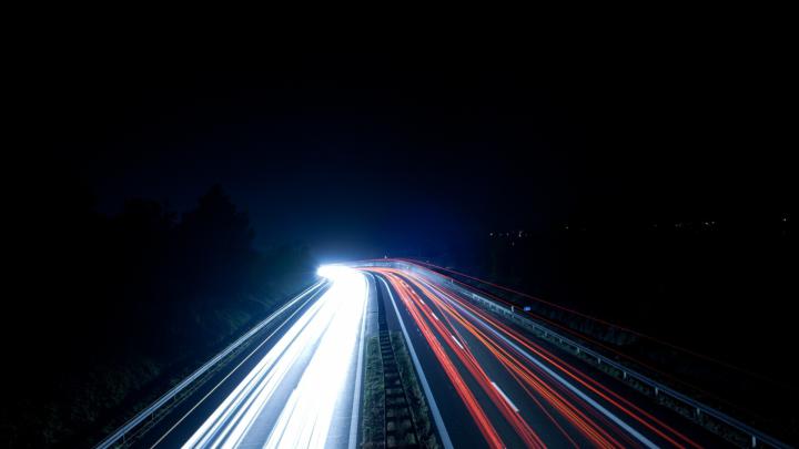 landscapes night highway roads long exposure 1920x1080 wallpaper High 