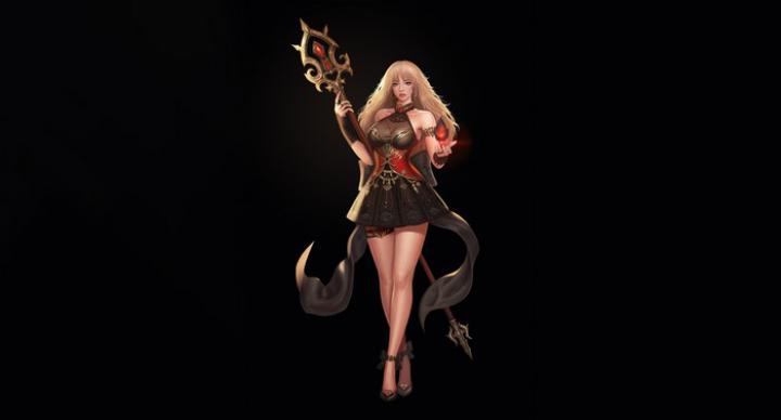 #867418 4K, 5K, SOO JOOP, Elves, Black background, Beautiful, Legs 