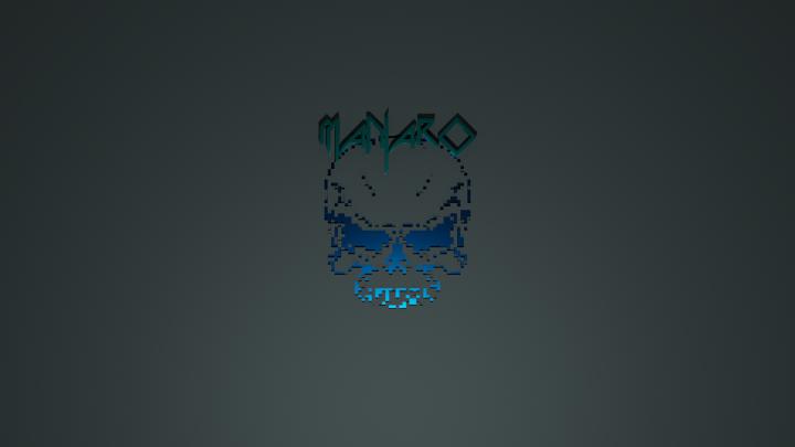 Wallpaper : artwork, Linux, Manjaro, skull, wallpaper 1920x1080 