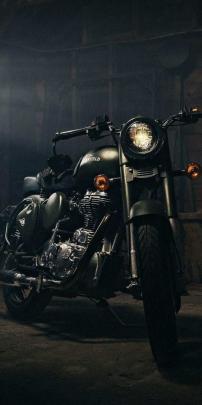 Royal Enfield Night HD iPhone Wallpapers