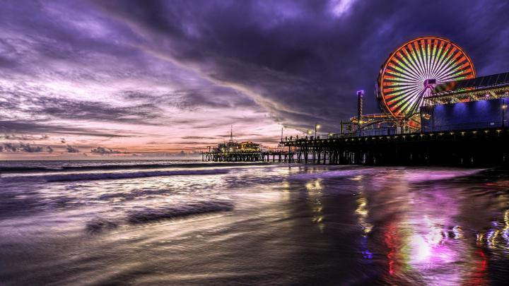 [38+] Santa Monica Pier Wallpaper 