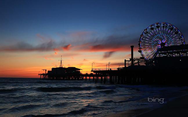 Santa Monica Pier Wallpaper -