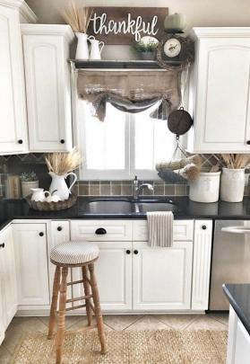 Shabby Chic Painted Kitchen Cabinets - Desknet