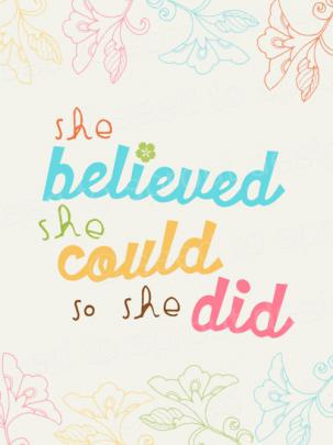 She believed she could. So she did! - Daydreaming Fan Art (30442809 