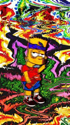 Trippy Bart Simpson Wallpapers