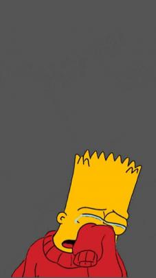 Sad aesthetic wallpaper, bart simpson sad pictures \u2022 Wallpaper For You 