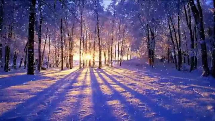 Winter Sunset Desktop Background - 1280x720 - Download HD Wallpaper 