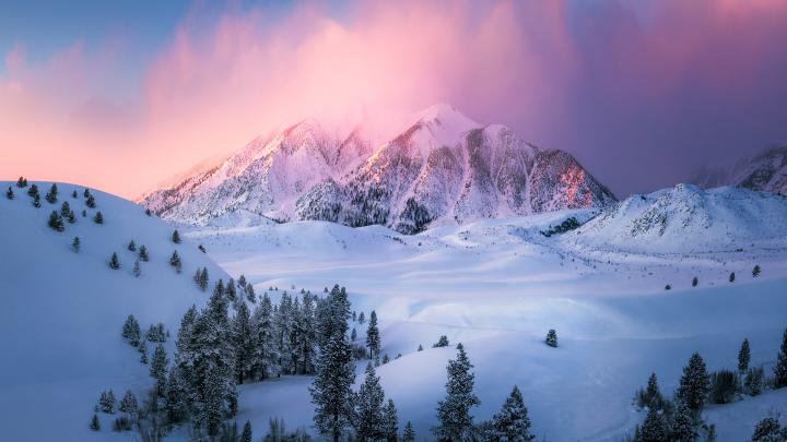 snow, Mountains, Landscape Wallpapers HD \/ Desktop and Mobile Backgrounds
