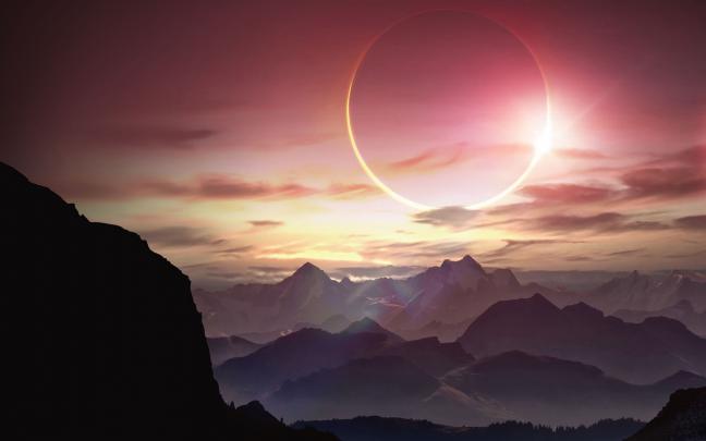 Solar Eclipse 2018 Wallpapers \u00b7\u2460 