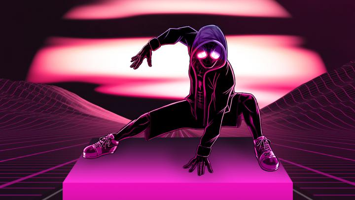 1920x1080 Neon Spider Man 4K 1080P Laptop Full HD Wallpaper, HD Games 