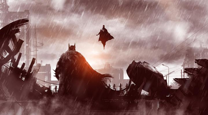 Batman, Superman, Rain Wallpapers HD \/ Desktop and Mobile Backgrounds