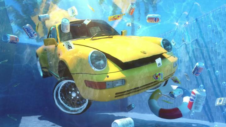 Car In Swimming Pool Live Wallpaper - WallpaperWaifu