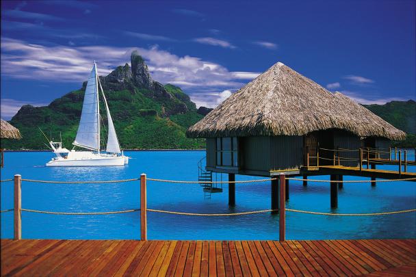[44+] Tahiti Beach Wallpaper 