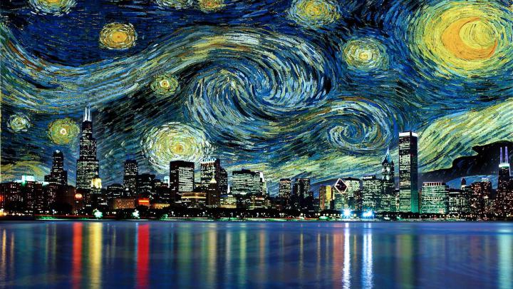 Starry Night wallpaper \u00b7\u2460 Download free beautiful High Resolution 