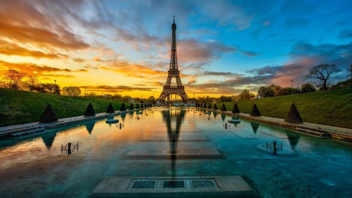 Paris Sunset Wallpapers - Top Free Paris Sunset Backgrounds 