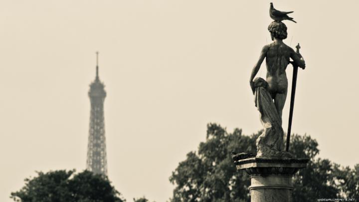 paris cityscapes statues travel 1920x1080 wallpaper High Quality 