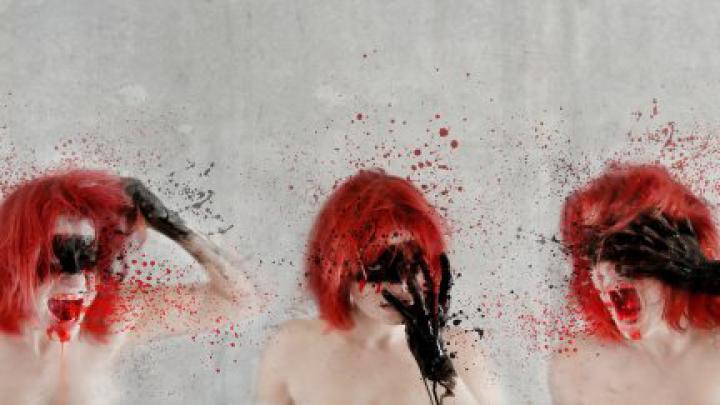 women, photography, body paint, red | 1920x1080 Wallpaper - wallhaven.cc