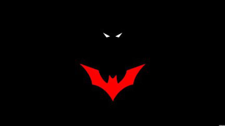 Batman, Batman Beyond, minimalism, black, red | 1920x1080 Wallpaper 