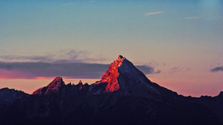 mountains, landscape, nature, sunlight, red | 1920x1080 Wallpaper 