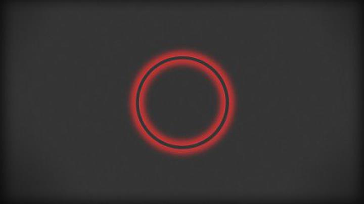 circle, minimalism, simple background, red | 1920x1080 Wallpaper 