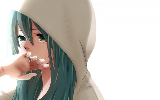 Free download anime sad girl tumblr art ring cry sandness girl alone 
