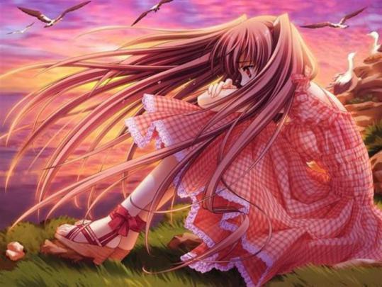 Free download anime sad girl tumblr art ring cry sandness girl alone 