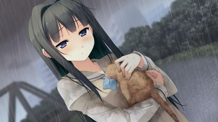 Rain Sad Anime Wallpapers - Top Free Rain Sad Anime Backgrounds 