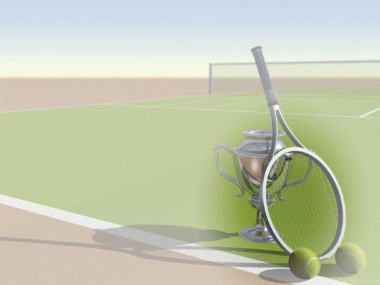 Trophy Winner Tennis Wallpapers \u0026 Desktop Backg Desktop Background