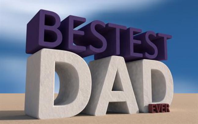 Download wallpapers Fathers Day, 3D letters, creative, Bestest Dad Ever 
