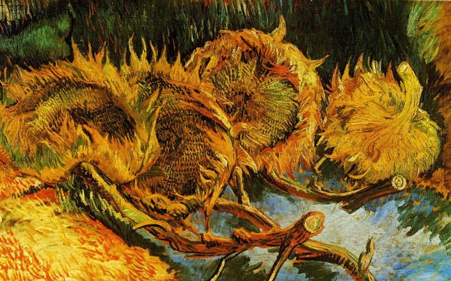 paintings vincent van gogh artwork sunflowers 1920x1200 wallpaper High 