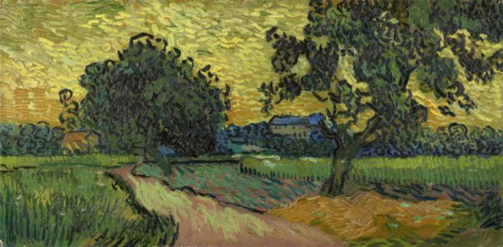 Vincent van Gogh, Oil painting, Painting, Landscape Wallpapers HD 