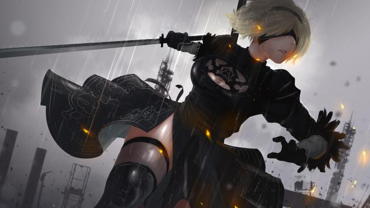 2B NieR Automata 8k, HD Games, 4k Wallpapers, Images, Backgrounds 