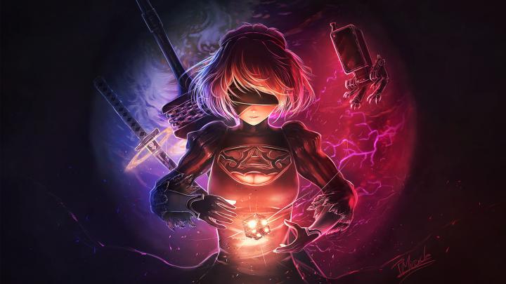 2B (Nier: Automata), Nier: Automata, video games | 1920x1080 Wallpaper 