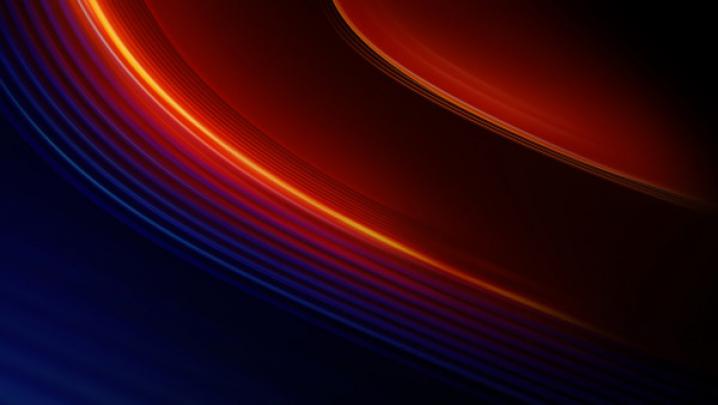 OnePlus 7T Pro warm lines | 4K phone image, 3840x2160, desktop 