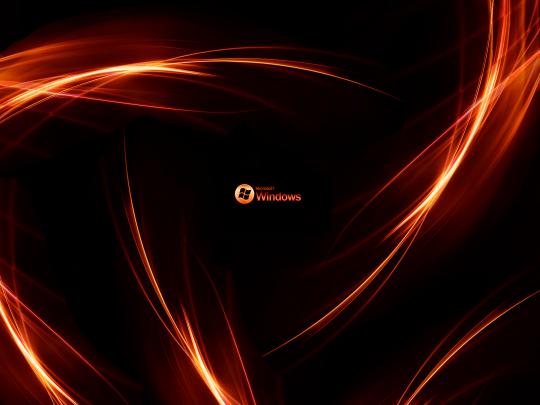 Black and Orange Desktop Wallpaper