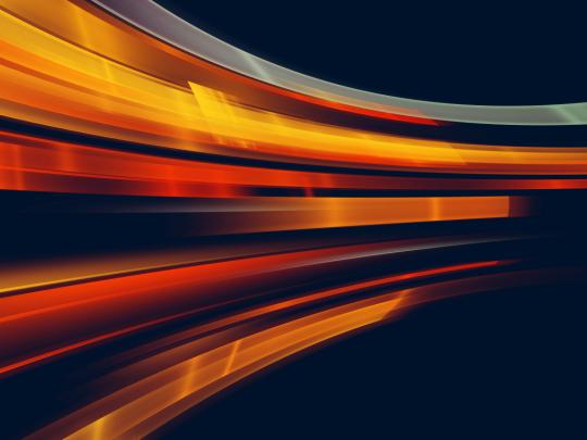 Desktop wallpaper abstraction, golden-orange stripes, hd image, picture 