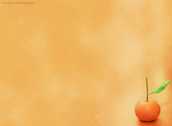 Wallpaper Collection For Your Computer and Mobile Phones: Fresh Orange 