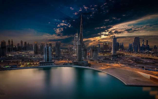 City Dubai Arabic Dream Burj Khalifa United Arab Emirates Desktop 