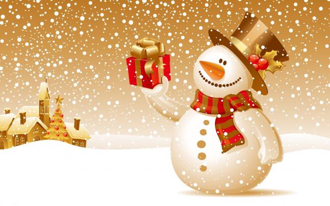 Christmas Wallpaper Snowman Free Downloads #8758 Wallpaper | WallDiskPaper