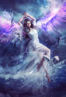 original, Fantasy, Character, Beauty, Dress, Girl, Long, Hair, Angel 