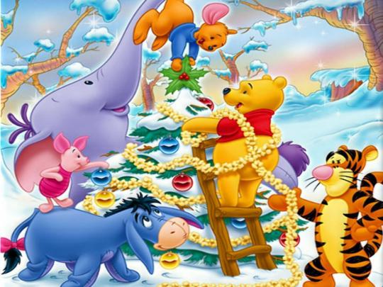 Winnie The Pooh Christmas Wallpapers